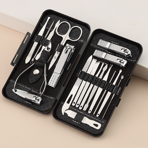 Ensemble professionnel de manucure et pédicure en acier inoxydable, emballage luxueux, certifié CE, options personnalisables, durable - Product Image 4