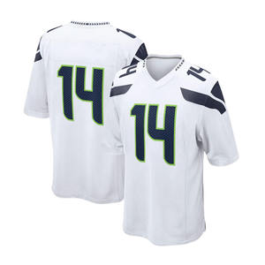 Maillots de football personnalisés en sublimation de haute qualité, respirants, grandes tailles, pour équipes américaines, unisexe, manches courtes, 100% coton, vente en gros aux États-Unis - Product Image 5