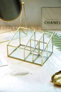 Multipurpose <b>Metal</b> And Glass Cosmetic Display Box Suitable For Beauty Salon Boutique And Retail Counter Presentation - Product Image 6