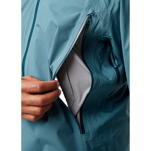 Chaqueta impermeable de montaña cortavientos ligera personalizada al por mayor chaqueta de carcasa blanda para hombre 2025 - Product Image 4