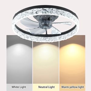 Ventilatore da soffitto a LED dimmerabile con luci - Product Image 4