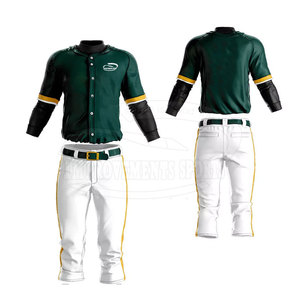 Nouvelle arrivée Uniforme de baseball de haute qualité Ensemble en polyester léger pour équipes grande taille respirant - Product Image 1