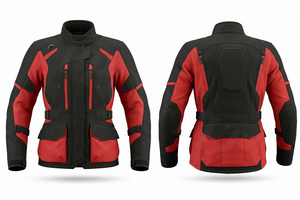 Custom Top Quality Motorcycle Riding Jacket Custom Printed Own Brand Name Protective Armor Breathable Touring Riding Moto Jacket - Product Image 5