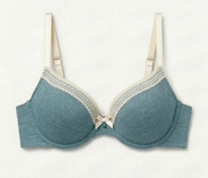 Soutien-gorge en dentelle sans armatures pour femme, couleurs personnalisables, bonnet complet, trois agrafes, bretelles réglables, dos en U, respirant, séchage rapide - Product Image 1