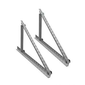 Supports de montage de panneaux solaires EUROHA en aluminium, système de rail PV anodisé argenté, résistance au vent 60 m/s, résistance à la neige 1,4 KN/m² pour montage - Product Image 1