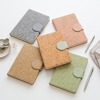 Carnet à couverture rigide à texture naturelle avec fermeture à sangle ronde, personnalisable, pour événements d'entreprise et cadeaux promotionnels