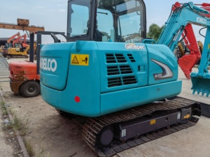 Kobelco-excavadora pequeña hidráulica sk60, máquina pequeña para excavar tierra - Product Image 4