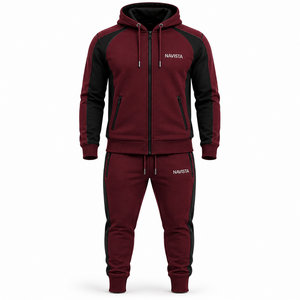 Unisex Customized Street Wear <b>Tracksuit</b> Set New Design 100% Cotton <b>Waterproof</b> Quick Dry Breathable Winter Lightweight Wholesale - Product Image 5