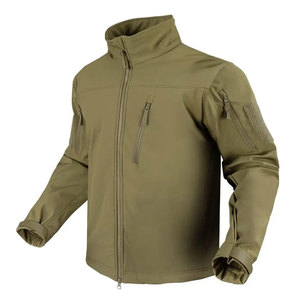 Vestes Softshell Homme Personnalisées en Gros, Manteaux d'Extérieur Thermiques Imperméables à Col Montant Brodé Coupe-Vent - Product Image 5