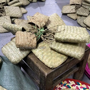 Handicraft Seagrass Woven Straw Tote <b>Beach</b> <b>Bag</b> All Sizes Durable Waterproof Casual with Two Handles Open Vietnam Factory - Product Image 1