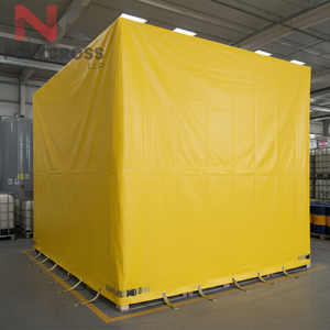 Acid and Alkali Resistant Chemical Storage Cover Sheet Reinforced LDPE Tarpaulin for Industrial Chemical Storage Protection Use - Product Image 3