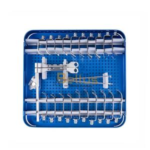 Juego de Instrumentos Quirúrgicos Ortopédicos de Acero Inoxidable con Certificación CE para Cirugía de Columna Vertebral, con Caja de Esterilización, Clase I - Product Image 1