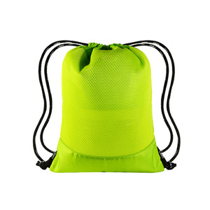 Vietnam personnalisé Polyester Cinch sac à dos sac logo personnalisé pliant voyage Shopper pliable sport gym sac à cordon - Product Image 5
