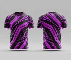 OEM Sublimation Printed T-Shirts | <b>Men</b> Women Youth Sizes | Lightweight Quick Dry Training Sportswear Wholesale - Product Image 6
