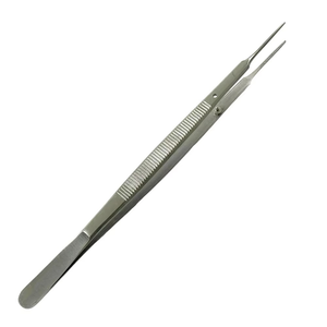 Pince à pansements Gerald en acier inoxydable, instrument chirurgical, pointe droite dentelée, pour usage médical professionnel - Product Image 4