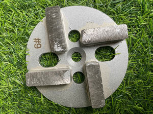Plaque de meulage diamantée en alliage HGP de 4 pouces à 4 segments pour machine à meuler le béton, grain 16, 30, 60, épaisseur 12 mm, outil abrasif - Product Image 4
