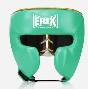 Casco de Seguridad de Cuero de Alta Calidad, Duradero y Hecho a Medida, con Ventilaciones de Aire para Boxeo, Kickboxing, Muay Thai, Entrenamiento de MMA, Doble Protección - Product Image 3