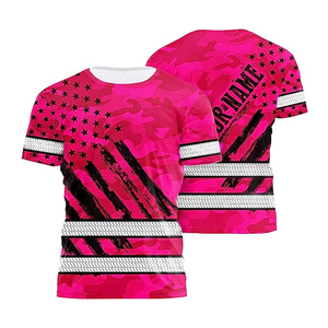 Chemises haute visibilité à manches courtes Classe 3, chemises de sécurité imprimées par sublimation pour hommes et femmes - Product Image 1