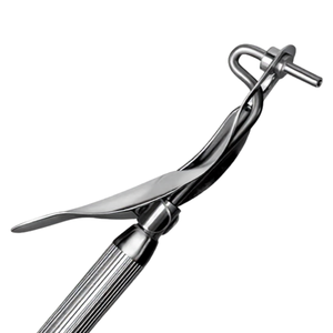 Portaamalgama de un solo extremo con punta cónica grande de 3.0mm, instrumento dental restaurador manual de acero inoxidable con agarre ergonómico - Product Image 3