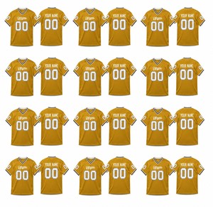 Custom <b>Mesh</b> American Football Jersey V Neck Team Uniform Name Number Sportswear Practice Kit Football Team Jersey - Product Image 3