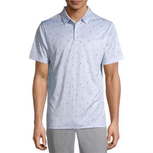 Performance Golf Polo <b>Shirt</b> with Moisture Wicking fabric and Sublimation Print Quick Dry Activewear Sublimation Men's T-<b>shirts</b> - Product Image 1