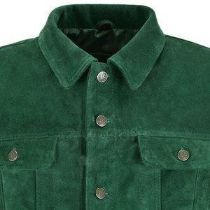 Professional Manufacture Winter <b>Trucker</b> <b>Jackets</b> High Quality Stitching Genuine Leather Front Comfortable Casual Wear Custom Size - Product Image 5