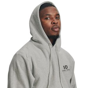 Sudadera con Capucha de Corte Holgado en Gris Jaspeado, Sudadera Informal de Forro Polar para Hombre, Prenda Superior de Manga Larga Suave y Cálida para Uso Diario Personalizable - Product Image 6
