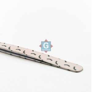 Pinzas para Pestañas de Acero Inoxidable Rosa con Diseño de Pestañas, Punta Suave, Herramienta de Belleza de Precisión - Product Image 6