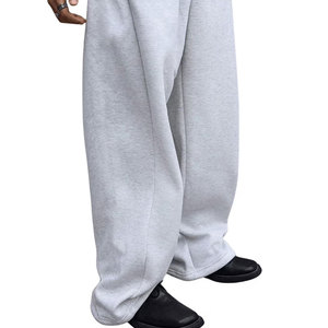 Pantalon de survêtement baggy double couche personnalisé pour homme, coupe décontractée, jambes larges, idéal pour la gym et l'entraînement - Product Image 3