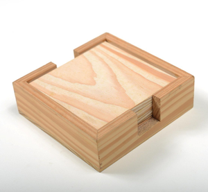 Premium Quality Wood Coaster Factory Cup <b>Mat</b> Bulk Eco-Friendly Modern Wood Coaster At Lowest Price - Product Image 5