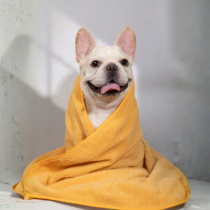 High Density 500 GSM Pet Drying Towel-Thick Coral Fleece <b>Blanket</b> for Large Dogs - Product Image 3
