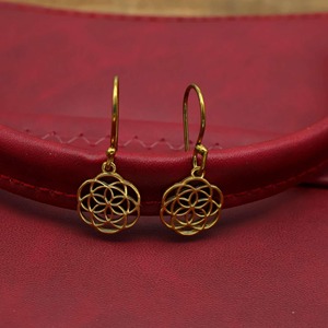 Pendientes de Latón de Diseño Versátil para Cualquier Ocasión, Acabado Liso, Precio de Fábrica al por Mayor, Artesanía en Metal - Product Image 6