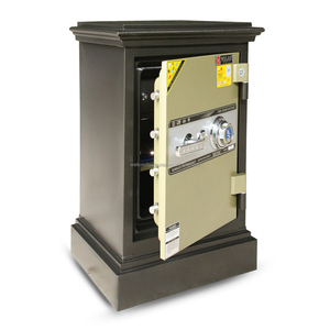 Mini Cajas Fuertes con Cerradura de Llave, Acero Inoxidable, Resistentes al Fuego, para Uso Comercial y Doméstico, Color Negro - Product Image 3