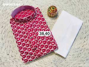 Ensemble Kurta et pyjama en rayonne lourde traditionnelle indienne de qualité supérieure avec broderies, à prix de gros, fournisseur indien - Product Image 3