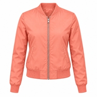 Blouson Bomber Grande Taille pour Femmes, Service OEM, Blousons Bomber pour Femmes les Plus Vendus, Coupe-Vent Respirant, Design de Logo Personnalisé