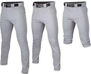 Pantalon de baseball unisexe personnalisable en polyester pour adultes, vêtements de sport sublimés, maillot imprimé, tenue de softball respirante - Product Image 1