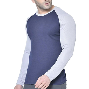 New Design Mens <b>T</b>-<b>Shirt</b> Custom <b>Sleeve</b> Baseball Jersey <b>Raglan</b> Breathable Tee <b>Shirt</b> - Product Image 2