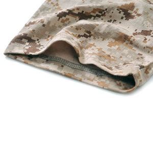 เสื้อยืดลายพรางสำหรับผู้ชาย ระบายอากาศได้ดี เหมาะสำหรับกิจกรรมกลางแจ้ง ตั้งแคมป์ ซิปผ้าซาติน คอตั้ง - Product Image 4