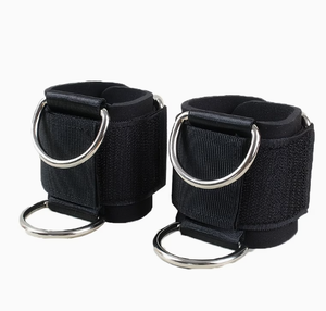 Sangles de soutien de poignet réglables en nylon de haute qualité avec anneau en D pour la musculation et l'entraînement en force, fermeture auto-agrippante unisexe - Product Image 1