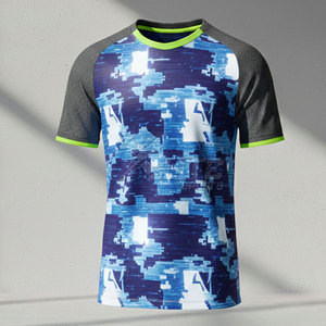 เสื้อผู้รักษาประตูแขนสั้นไซส์ใหญ่แบบซับลิเมชั่นสั่งทำพิเศษ ผลิตจากโพลีเอสเตอร์ 100% ระบายอากาศได้ดี ซับเหงื่อได้ดี - Product Image 2