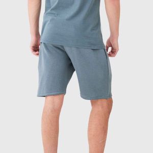 Ensemble court délavé sérigraphié pour hommes, collection été, t-shirt à manches courtes et short assorti, vente en gros - Product Image 5