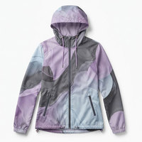 Veste coupe-vent légère à capuche pour femme, vêtements de sport d'extérieur, tissu respirant, fermeture éclair intégrale, vêtements de sport avec poches