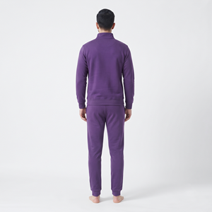 Survêtement personnalisé de haute qualité pour homme, tenue décontractée, ensemble 2 pièces avec fermeture éclair intégrale, idéal pour la gym et le jogging - Product Image 6