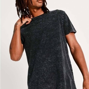 Camiseta Moderna para Hombre, Transpirable, de Color Sólido, de Secado Rápido, Suave, para Verano, Estilo Urbano, con Lavado Ácido - Product Image 3
