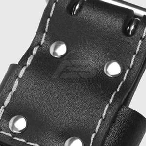 ผู้ผลิตจากปากีสถาน สายรัดออกกำลังกายราคาสมเหตุสมผล ปรับแต่งสีและดีไซน์ได้ สายรัดออกกำลังกายหนังแท้ - Product Image 4