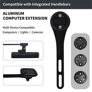Soporte integrado para manillar de bicicleta de carretera de aleación de aluminio, soporte para ordenador, soporte para velocímetro <span class=keywords><strong>GPS</strong></span>, piezas de bicicleta para Garmin <span class=keywords><strong>Bryton</strong></span> - Product Image 6