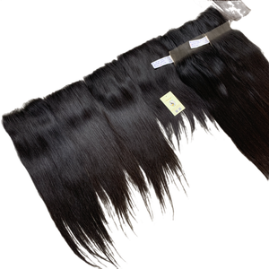 Cabello vietnamita crudo alineado con cutícula 13x6 HD Cierre frontal de encaje Swiss HD Frontal y cierre Cabello humano crudo - Product Image 1