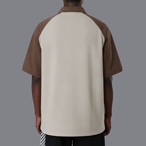 เสื้อยืดแขนสั้นผู้ชายผ้าฝ้ายแท้ 100% ระบายอากาศได้ดี ปักโลโก้ตามสั่ง พิมพ์ลายได้ตามต้องการ สไตล์สตรีทแวร์ ขายดี - Product Image 5