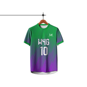 Camisetas de Fútbol para Hombre al por Mayor, Impresión por Transferencia de Calor, Secado Rápido, Transpirables, Manga Corta, Personalizables con Nombre de Equipo - Product Image 2