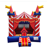 Château gonflable commercial personnalisé sur le thème du carnaval, certifié CE, garantie 3 ans, taille personnalisable
